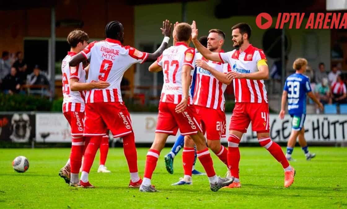 Crvena Zvezda vs Pafos live stream on Arena Sport UEFA Champions League playoff 2025