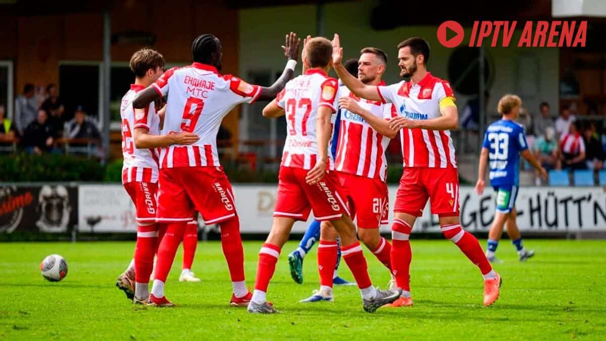 Crvena Zvezda vs Pafos live stream on Arena Sport UEFA Champions League playoff 2025